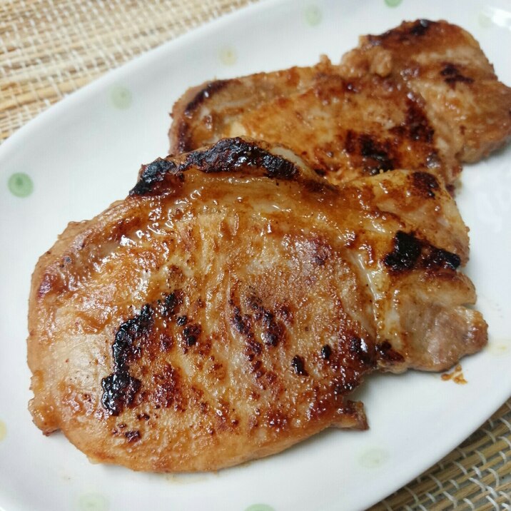 ご飯がススム！豚ロースの味噌漬け☆